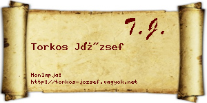 Torkos József névjegykártya