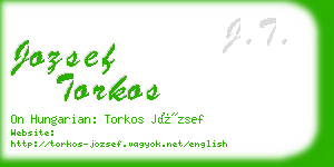 jozsef torkos business card